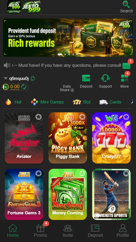 jeeto999 game Screenshot